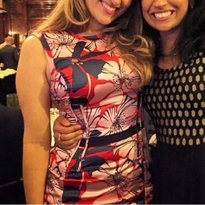 Prada midi dress with tropical print